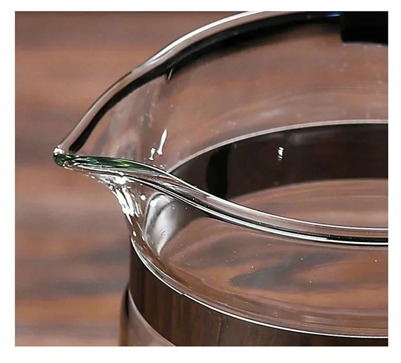 500ml-1800ml Glass Teapot Borosilicate Glass Split Type Teapot Heat Resistant Glass Teapot Tea Part Gift Idea Household