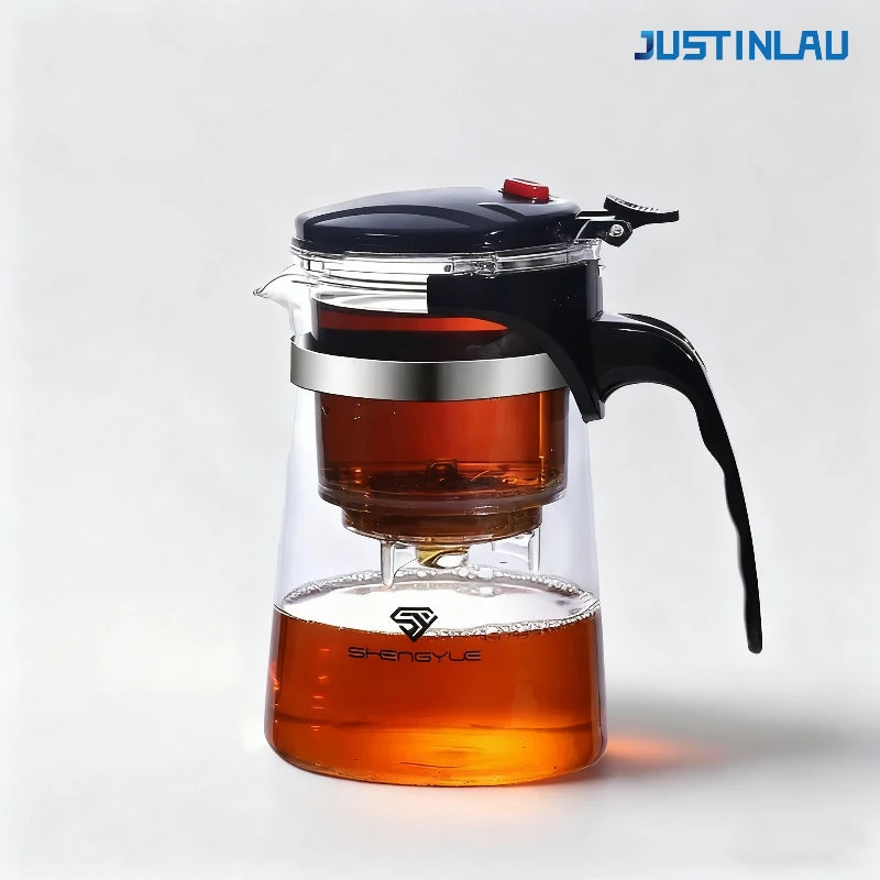 500ml-1800ml Glass Teapot Borosilicate Glass Split Type Teapot Heat Resistant Glass Teapot Tea Part Gift Idea Household