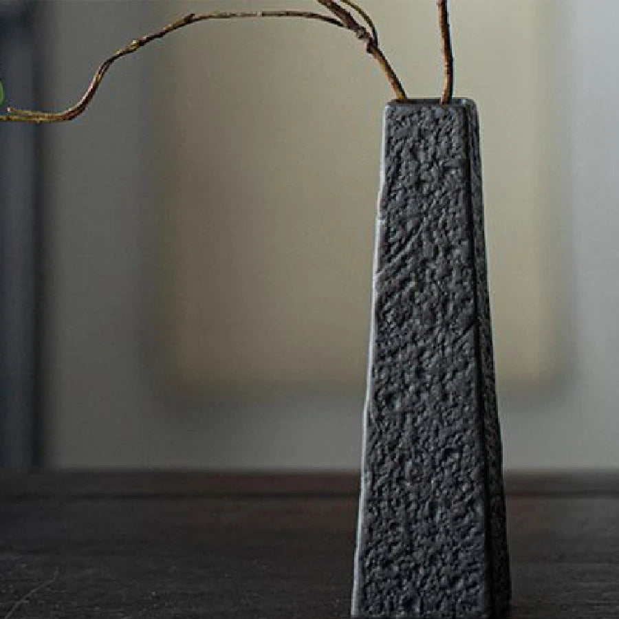 Simple ceramic vase decoration, living room home dining table decoration, hydroponic plant small vase