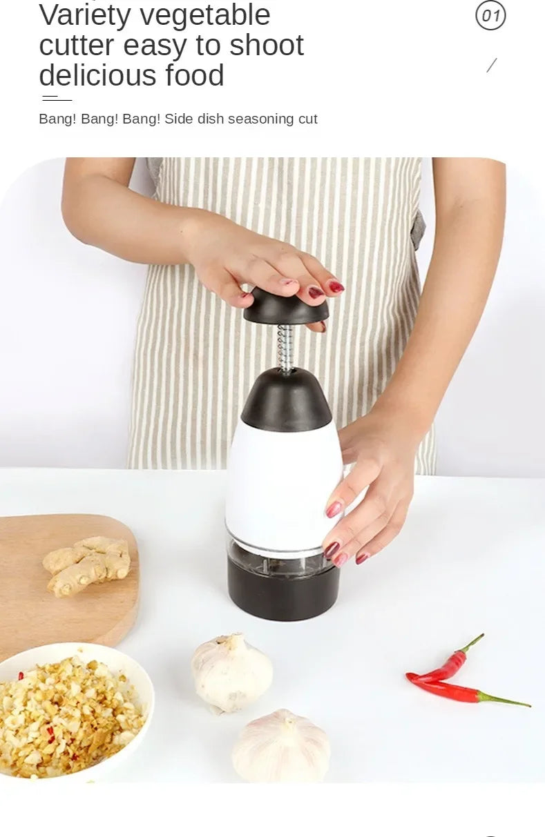Salad Vegetables Garlic Coriander Spice Chopper Vegetable Cutter Fruit and Vegetable Slicer Grinder Grater Kitchen Tool