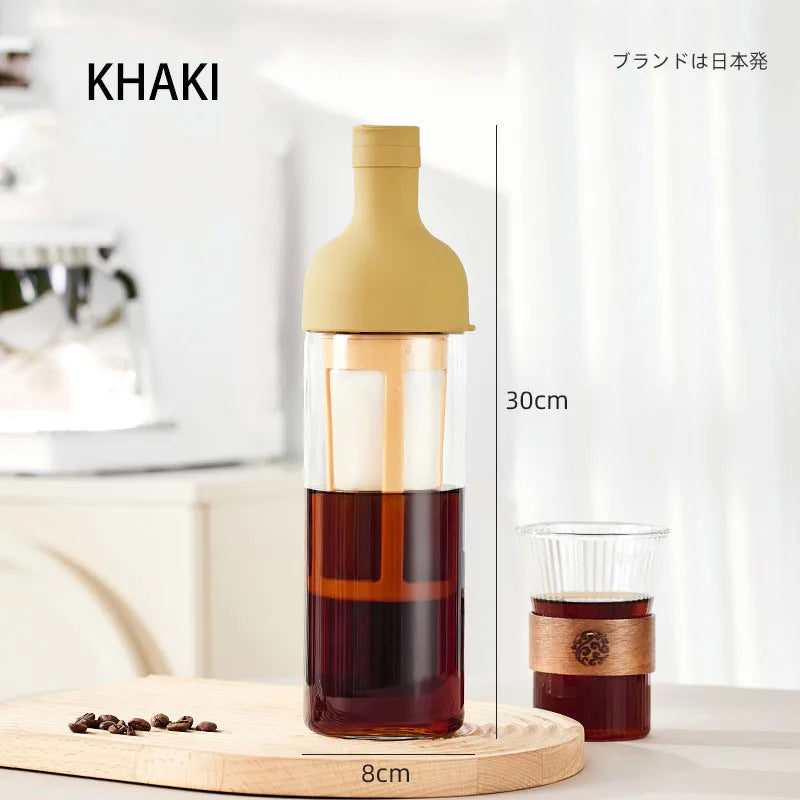 1000ML Cold Brew Coffee Pots Glass Coffee Maker Household Cold Brew Bottle Coffe Filter for Coffee Juice & Fruit Tea