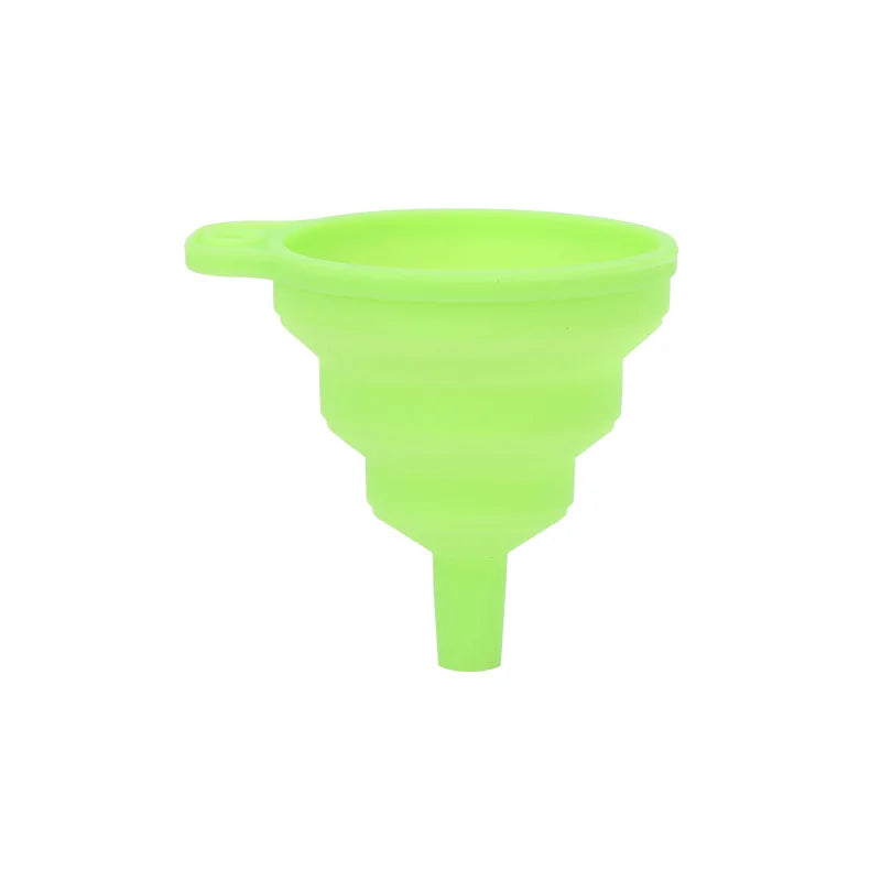 3 PC Silicone Collapsible Foldable Funnel Household Kitchen Cooking Tools Portable Wine Mini Portable Oil Pot Funnel