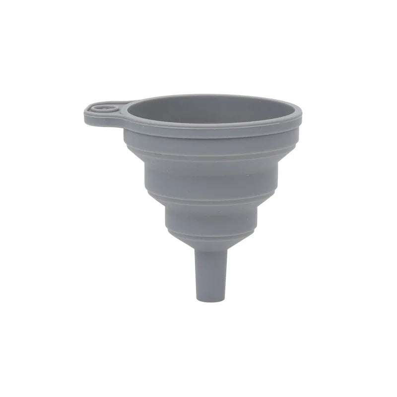3 PC Silicone Collapsible Foldable Funnel Household Kitchen Cooking Tools Portable Wine Mini Portable Oil Pot Funnel
