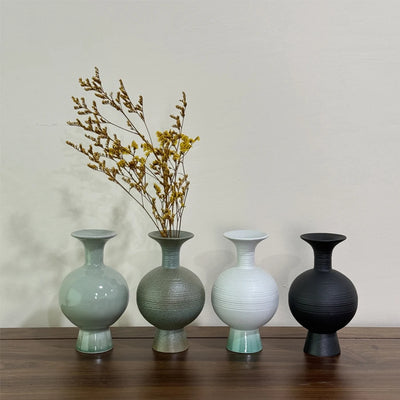 Simple ceramic vase decoration, living room home dining table decoration, hydroponic plant small vase