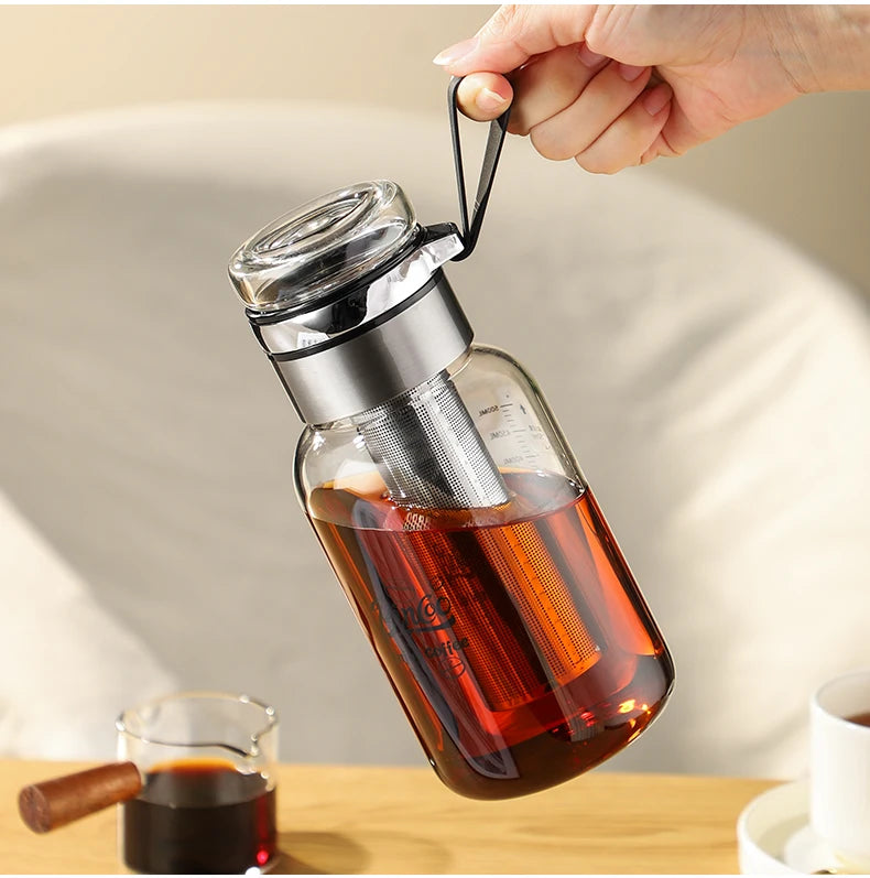 Bincoo Cold Brew Iced Coffee Maker Iced Coffee Maker Tea Infuser Airtight Cold Brew Pitcher Coffee Accessories Cold Brew System