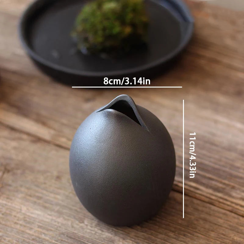 Simple ceramic vase decoration, living room home dining table decoration, hydroponic plant small vase