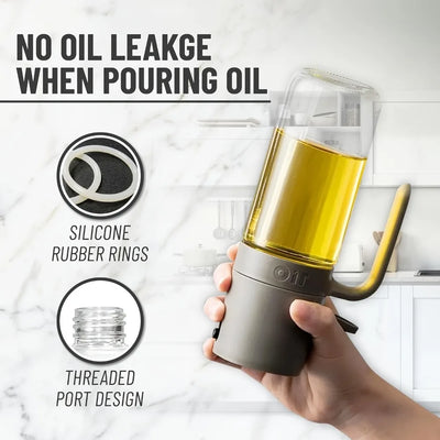 250ML Oil Sprayer,High Borosilicate Glass BPA Free Cooking Oil Mister,Olive Oil Sprayer for Air Fryer, Salad, BBQ,Kitchen Gadget