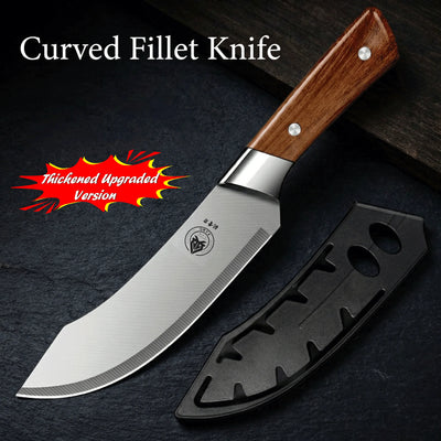 Upgraded Professional Boning&Butcher Knife Set–High Carbon Steel Multi-Functional Meat &Fillet Knife for Kitchen BBQ&Picnic Use