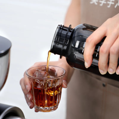 Bincoo 600ml Cold Brew Coffee Tea Maker with 300-Mesh Filter Leakproof Iced Drink Travel Tumbler BPA-Free Tritan Material
