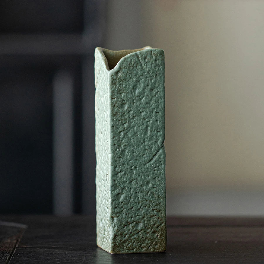 Simple ceramic vase decoration, living room home dining table decoration, hydroponic plant small vase