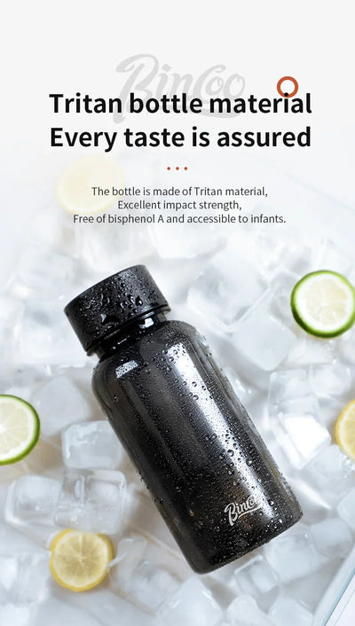 Bincoo 600ml Cold Brew Coffee Tea Maker with 300-Mesh Filter Leakproof Iced Drink Travel Tumbler BPA-Free Tritan Material