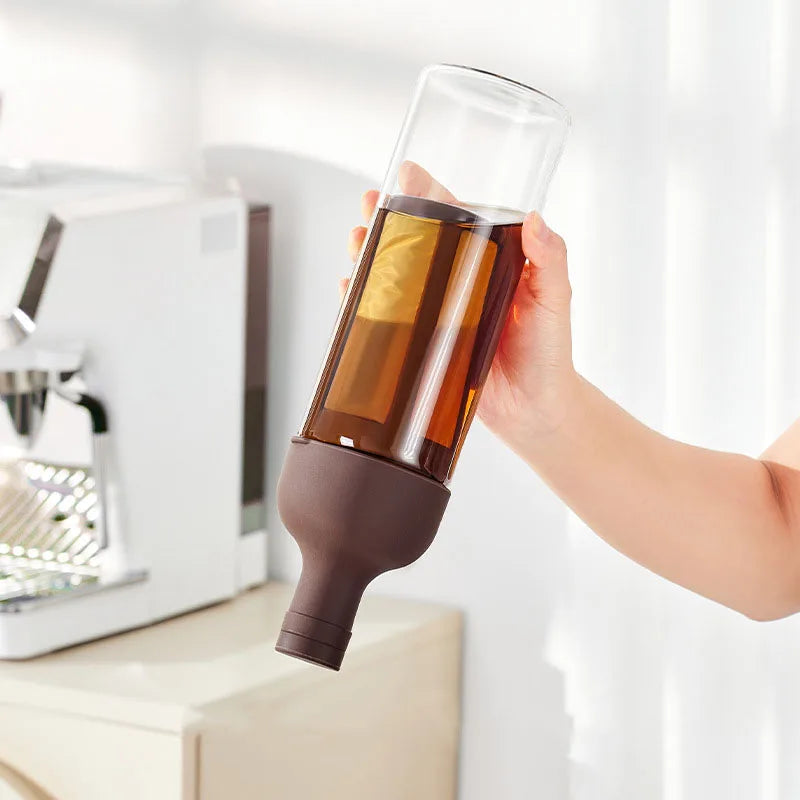 1000ML Cold Brew Coffee Pots Glass Coffee Maker Household Cold Brew Bottle Coffe Filter for Coffee Juice & Fruit Tea