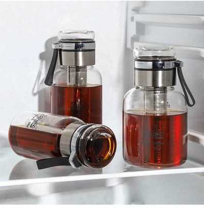 Bincoo Cold Brew Iced Coffee Maker Iced Coffee Maker Tea Infuser Airtight Cold Brew Pitcher Coffee Accessories Cold Brew System