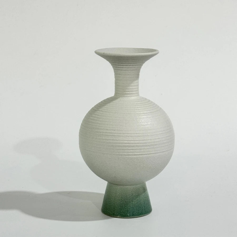 Simple ceramic vase decoration, living room home dining table decoration, hydroponic plant small vase
