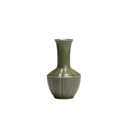 Simple ceramic vase decoration, living room home dining table decoration, hydroponic plant small vase