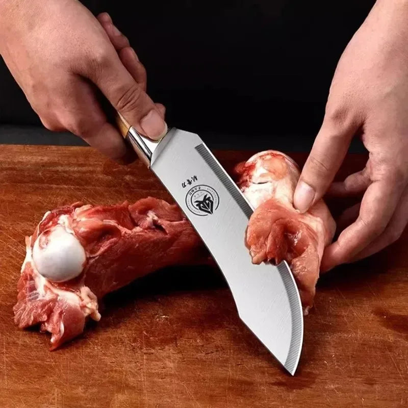 Upgraded Professional Boning&Butcher Knife Set–High Carbon Steel Multi-Functional Meat &Fillet Knife for Kitchen BBQ&Picnic Use