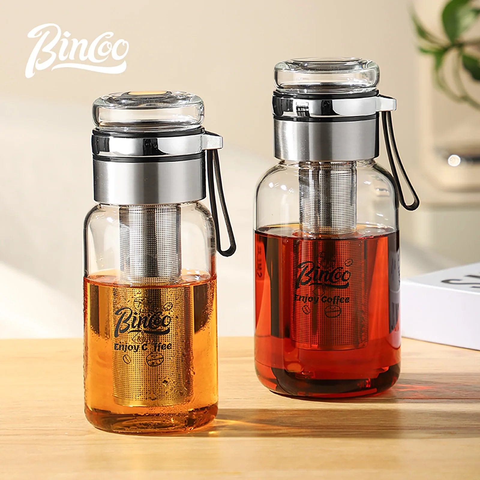 Bincoo Cold Brew Iced Coffee Maker Iced Coffee Maker Tea Infuser Airtight Cold Brew Pitcher Coffee Accessories Cold Brew System