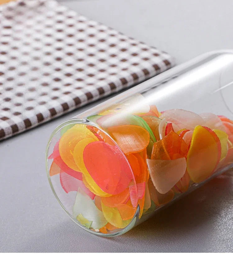 Sealed Jar Cork Stopper Glass Coffee Beans Dried Fruit Storage Box Kitchen Food Multigrain Storage Jar Creative Cork Tea Jar