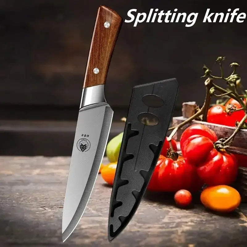 Upgraded Professional Boning&Butcher Knife Set–High Carbon Steel Multi-Functional Meat &Fillet Knife for Kitchen BBQ&Picnic Use