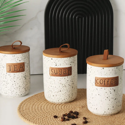 Ceramic Airtight Coffee Bean Jar Food Grade Moisture Proof Canister Kitchen Countertop For Coffee Lovers Christmas Gift Elegant