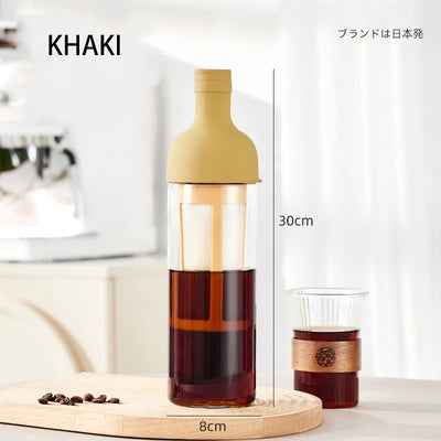 1000ML Cold Brew Coffee Pots Glass Coffee Maker Household Cold Brew Bottle Coffe Filter for Coffee Juice & Fruit Tea