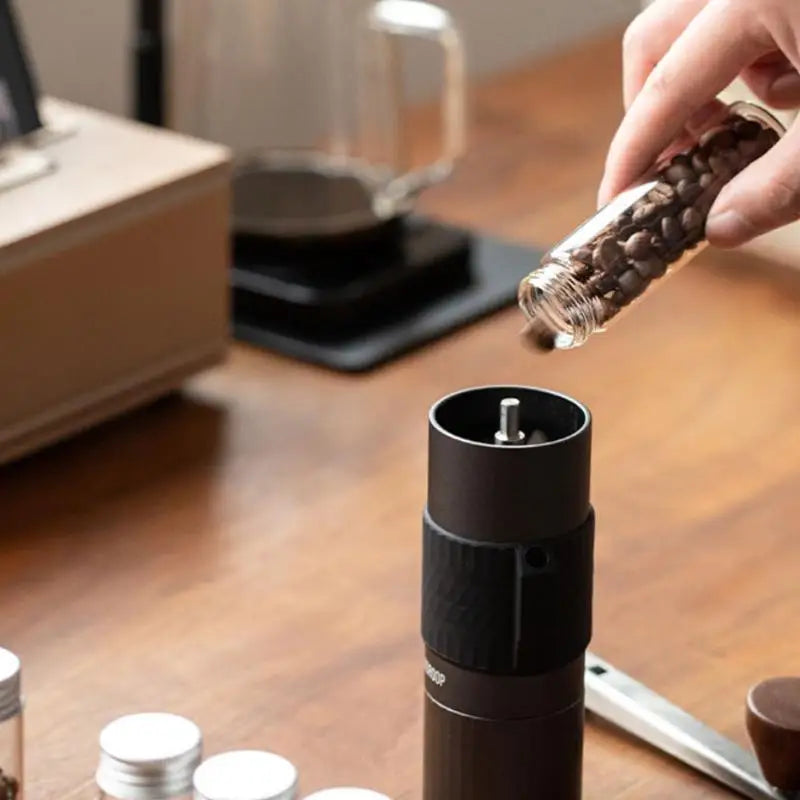 Airtight Coffee Bean Storage Tube Single Dose Dispenser Large Capacity Bottle for Home Kitchen Coffee Organization