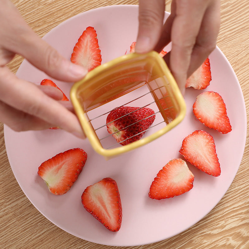 Strawberry and Banana Slicer - Creative Kitchen Tool