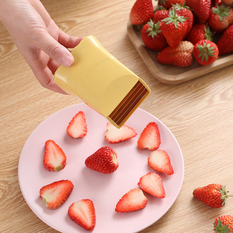Strawberry and Banana Slicer - Creative Kitchen Tool